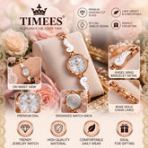 TIMEES Ladies Jewelry Watch – Elegant Collection