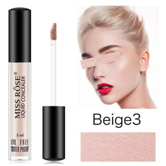 Miss Rose Oil Free Waterproof Liquid Concealer - 5ml