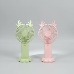 creative Atlers mini USB charging handheld fan with phone holder