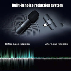 Portable Wireless Mic - Wireless Lavalier Microphone