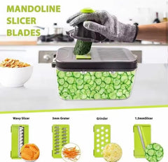 22 in 1 Multifunction Vegetable Chopper Fruit Slicer Mandoline Slicer Cutter