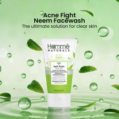 Hamme Natural Acne Fight Neem Face Wash 100ml