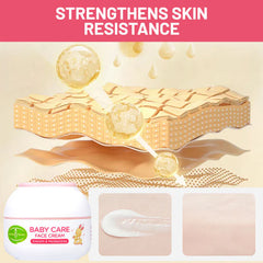 Aichun Beauty Natural Baby Moisturizing Facial Cream With Coconut Oil For Dry Skin - 50g