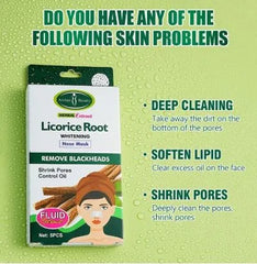 Aichun Beauty 5pcs Licorice Root Nose Mask