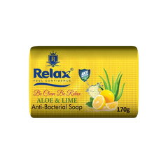 Relax Aloe and Lime Anti-Bacterial Soap - 170gm