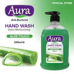 Aura Anti-Bacterial Liquid Handwash Aloe Touch 500ML