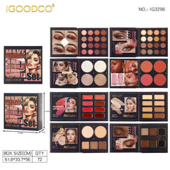 Igoodco Premium All in one Makeup Book - 72 Colors