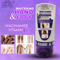 BEAUTY FLAME Hand And Foot Whiteing Niacinamide And Vitamin C Cream 100g