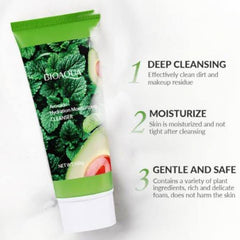 Bioaqua Natural Avocado Deep Cleansing Face Wash - 100g