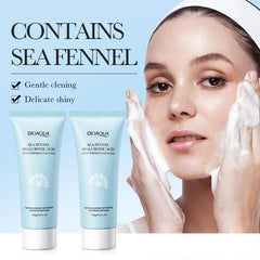BIOAQUA Sea Fennel Hyaluronic Acid Foaming Facial Cleanser - 100ml
