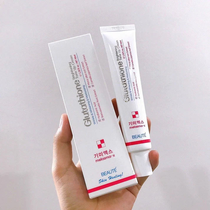 Beaute Melasma-X Glutathione Brightening Tone Up Cream 45ml Ameena.pk Beaute Melasma-X Glutathione Brightening Tone Up Cream 45ml Ameena.pk