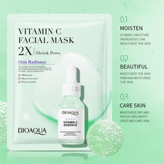 BIOAQUA Vitamin C Shrink Pores Facial Sheet Mask - 25g