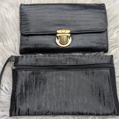 Black Poch High Quality Makeup Brush Set - 10 Pcs