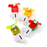 Cute Fruit Shape Mini Hand Fan for Kids – Summer Cooling Toy