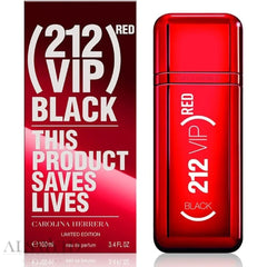 Carolina Hererra 212 Vip Black (Red) EDP Perfume For Men - 100ml - Dubai - 100% Original Testers