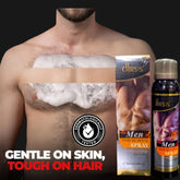 CHIRS’S Men’s Hair Remover Spray – Full Body Hair Removal Spray -180ml