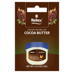 Relax Cocoa Butter Lip Balm – 10gm