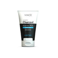 Vince Charcoal Scrub Face Wash For Women - 120ml