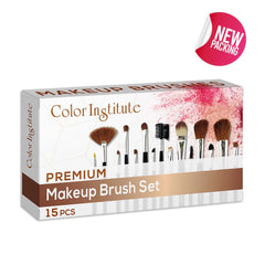 Color Institute 15 Piece Brush set With pouch.