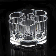 Clear Acrylic Makeup Organizer Lipstick Storage Box Crystal Nail Polish Display Case 6