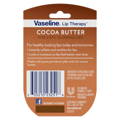 Vaseline Lip Therapy Lip Balm Cocoa Butter - 7g