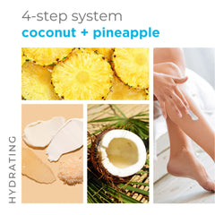 Be Care Love Coconut and Pineapple Hydrating Spa 4 Pcs Set