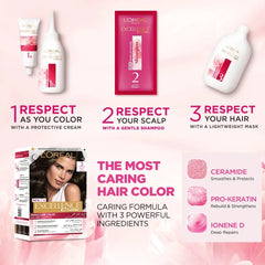 Loreal Paris 6.1 Dark Ash Blond Excellence Creme