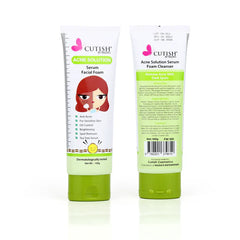 Cutish Acne Solution Serum Facial Foam 100g