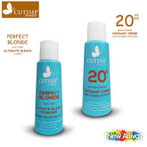 Cutish Cream Bleach (1) Oxydant Creme, (1) Developer and Perfect Blonde Dust Free Ultimate Bleach Powder