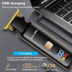 DALING DL-1571 USB Low Noise Professional Cordless Portable Men's Hair Clipper