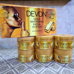 Devon 6 Steps Gold Whitening Facial Kit π― β¨