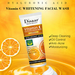 DISAAR Deep Cleansing Whitening Vitamin C Face Wash - 100ml
