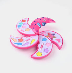 pink moon-shaped kids cosmetics set