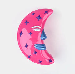 pink moon-shaped kids cosmetics set