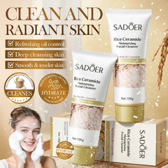 Sadoer Rice Ceramide Moisturizing Facial Cleanser - 100g