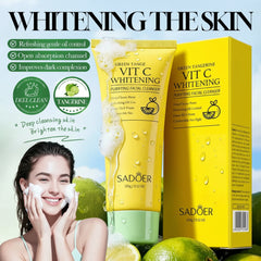 Sadoer Green Tangerine Vit C Whitening Purifying Facial Cleanser - 100g