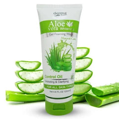 Derma Clean Aloevera Whitening Gel Foaming Face Wash - 120ml