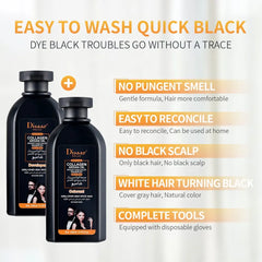 Disaar Collagen Argan Oil Hair Color Shampoo - (8 minutes, 200 ml + 200 ml)