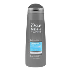 Dove Men+Care 2 in 1 Shampoo and Conditioner With Hydration Fuel, For Healthy Hair - 355ml