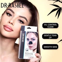Dr Rashel - Black Charcoal Deep Cleansing Nose Strips - 6 Pcs