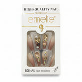Emelie 5D Artifical Nails With Nail Glue