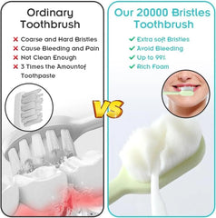 Extra Soft Toothbrushes for Sensitive Gums with Micro Nano Bristle each