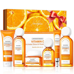 Fayankou 6 in 1 Vitamin C Facial Kit Skin Care Set
