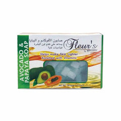Hemani Herbal Fleurs Transparent Soap Avocado & Papaya - 100gm