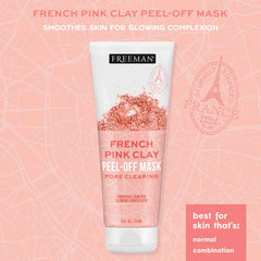 Freeman Exotic Blends Pore Clearing French Pink Clay Peel Off Mask 75ml