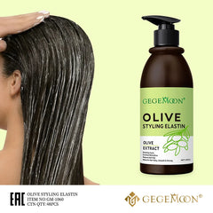 Gegemon Olive Hair Styling Elastin Olive Extract Cream - 400ml