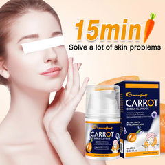 GUANJING Remove Black Head Shrink Pores Clean Skin Carrot Bubble Clay Mask - 60g