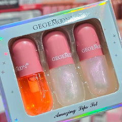 Gegemoon 3pcs Lip Oils Set