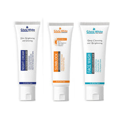 Gluta White Face Whitening Kit Trio Pack