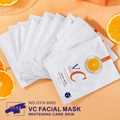 Oyax Vitamin C Moisturizing Whitening Facial Mask - 10 PCS